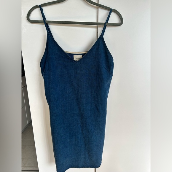 Wilfred Free Denim Slip Dress - Picture 2 of 3